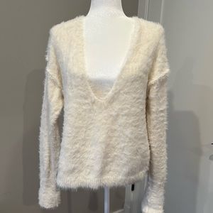 Free People- oversized eyelash sweater
